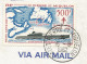 SAINT PIERRE ET MIQUELON - 500 FR (Yv. #PA28 ALONE) FRANKING ON AIR MAILED REGISTERED COVER TO THE USA - 1962 - Briefe U. Dokumente