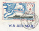 SAINT PIERRE ET MIQUELON - 500 FR (Yv. #PA28 ALONE) FRANKING ON AIR MAILED REGISTERED COVER TO THE USA - 1962 - Storia Postale