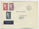 MAGYAR HUNGARY HONGRIE 40F+60F+1F LETTRE COVER LEGIPOSTA AVION SPRON 1950 TO BELGIQUE - Briefe U. Dokumente