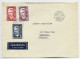 MAGYAR HUNGARY HONGRIE 40F+60F+1F LETTRE COVER LEGIPOSTA AVION SPRON 1950 TO BELGIQUE - Lettres & Documents