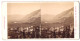 Stereo-Fotografie Alois Beer, Klagenfurt, Ansicht Teufenbach / Steiermark, Ortsansicht Mit Murthal-Panorama  - Photos Stéréoscopiques