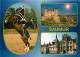 Animaux - Chevaux - Saumur - Multivues - Courbette Au Cadre Noir - Le Château - L'hôtel De Ville - CPM - Voir Scans Rect - Pferde