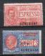 Oltre Giuba 1926  Espressi N. 1 - 2 Serie Completa Integri MNH** Sassone 450 Euro - Oltre Giuba