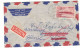 Israël - Lettre Exprès De 1954 - Oblit Haifa - Exp Vers Köln - Cachets De Frankfurt, Dusseldorf, Köln Et Zürich - Avions - Lettres & Documents