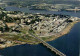 CPSM Grand Format République De La Cote D' Ivoire ABIDJAN  Vue Aérienne Au Prelier Plan Le Pont Houphouet Boigny RV - Côte-d'Ivoire