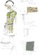 Dessin De Mode Croquis Pour PIERRE BALMAIN Modèle Petit Soir 1960 Dessin - Other & Unclassified