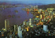 CPSM  Grand Format Hong Kong By Nighr Glimmers Like Stars Colorisée RV Beau Timbre Hilg Kong - Chine (Hong Kong)