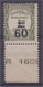 Timbre Taxe N° 52 60c Sur 1c Olive Bord De Feuille Bas Neuf ** - 1859-1959 Mint/hinged