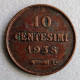 10 CENTESIMI Del 1938 - REPUBBLICA Di SAN MARINO - Andere - Europa