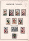 - POLYNESIE, 1958/1969, XX, X, O, N°1/70 + A1/31, Sur Feuilles Moc, En Pochette - Cote : 1380 € - Collections, Lots & Series