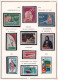 Delcampe - - POLYNESIE, 1958/1969, XX, X, O, N°1/70 + A1/31, Sur Feuilles Moc, En Pochette - Cote : 1380 € - Verzamelingen & Reeksen