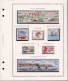 Delcampe - - ST. PIERRE & MIQUELON, 1964/1994, XX, N° 372/608 Complet, Sur Feuilles Moc, En Pochette - Cote : 1570 € - Verzamelingen & Reeksen