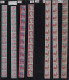 Delcampe - FRANCE - ROULETTES, 1907/2013, XX, Collection En Bandes Complètes, En Album - Cote : 13700 € - Coil Stamps