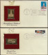 Delcampe - - ETATS-UNIS, 20 Enveloppes Avec Reproduction Du Timbres, En Boite - Collections