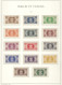Delcampe - - WALLIS & FUTUNA, 1920/1952, X, N° 1/155 + Pa 1/13 + BF + T 1/23, Sur Feuilles Leuchtturm, En Pochette - Cote : 1750 € - Collections, Lots & Séries