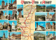 Vignes - Alsace - Multivues - La Route Du Vin De Chatenois à Colmar - Carte Géographique - CPM - Carte Neuve - Voir Scan - Viñedos