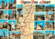 Vignes - Alsace - Multivues - La Route Du Vin De Chatenois à Colmar - Carte Géographique - CPM - Carte Neuve - Voir Scan - Vignes