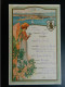 SUPERBE MENU  DU PAQUEBOT NIGER  COMPAGNIE DES MESSAGERIES MARITIMES DU 11 MAI 1909 - Menu