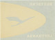 Alter Kofferaufkleber  LUFTHANSA  -gummiert- / 1950/60er Jahre - Stickers