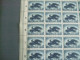Netherlands Nice Compleet Sheet Airmail LP 11, MNH  Thematic Birds Flying Crow. Also Plate Errors!!! - Airmail