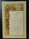 SUPERBE MENU  DU PAQUEBOT AVA  COMPAGNIE DES MESSAGERIES MARITIMES DU 18 SEPTEMBRE 1897 - Menus