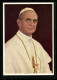 AK Papst Paul VI. Blickt In Die Kamera  - Papi