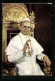 AK Papst Paul VI. In Weisser Soutane Auf Dem Heiligen Stuhl  - Popes