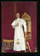 AK Paul VI. Vor Seinem Stuhl  - Papi