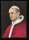 AK Papst Paul VI. Mit Pileolus  - Popes