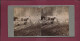 100424 - PHOTO STEREO PAPIER -  Mars 1911 Travaux Cour Michelet - PARIS ? - Maçon Tailleur De Pierre ? - Photos Stéréoscopiques