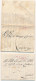 1809/1810 NAPOLI PERIODO FRANCESE MURAT DUE LETTERE TASSA 5 X LAURIA CON ANNULLI DI NAPOLI DIFFERENTI UNA  DATARIO AGOST - 1. ...-1850 Prephilately