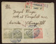 BUDAPEST 1920. Nice, Interesting Inflation Registered Cover To USA - Storia Postale