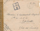 1944 MADAGASCAR " CENSURE 2 " CROIX DE LORRAINE LETTRE FM COTE DES SOMALIS + " G12 " FLEURONS TANANARIVE DJIBOUTI - Briefe U. Dokumente