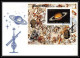 9755/ Espace (space) Lettre (cover) 29/6/1989 Block 247 Planet Saturn Telescopes Corée (korea) - Azië