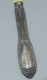 Delcampe - -ANCIENNE CUILLERE A BOUILLIE MANCHE ARGENT Fourré Poinçon MINERVE Monogrammé    E - Silberzeug