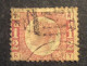 GB33 Victoria 1/2 P Rouge Carminé YT N° 49 Planche 20 Oblitéré - Used Stamps