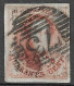 OBP12 Met 4 Mooie Randen En Met Balkstempel P73 Liege (zie Scans) - 1858-1862 Medaillen (9/12)