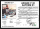 12124 Ariane 42p V 40 1990 Satcom Gstar Lot De 2 France Espace Signé Signed Autograph Espace Space Lettre Cover - Europe