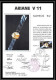 12097 Ariane V 11 1984 Spacenet Marecs B2 Lot De 2 Signé Signed Autograph France Espace Espace Space Lettre Cover - Europe