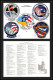 11841/ Espace (space Raumfahrt) Stickers (autocollant) Feuilles (sheets) 28x22 Cm Usa Shuttle (navette)  - Verenigde Staten