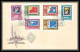 11745/ Espace (space Raumfahrt) Lettre (cover) 9/5/1963 258/269 Non Dentelé (imperforate) Fdc Hongrie (Hungary) - Europa