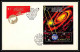 11279/ Espace (space Raumfahrt) Lettre (cover) Urss USSR 4/10/1967 Spoutnik Sputnik 1 Fdc Bloc 45 - Rusia & URSS