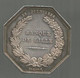 Jeton Argent, BANQUE DE LILLE, 29 Juin 1836, LOUIS PHILIPPE I, 2 Scans, 34 X 34 Mm - Professionals / Firms