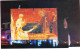77 -  CHATEAU LANDON -   Carte A Systeme - Vue De Nuit - Peinture Murale De La Crypte - Rare - Chateau Landon