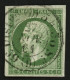 5c Vert (n°12) TTB Margé Oblitération Centrale De PARIS. Superbe. - 1853-1860 Napoléon III.