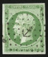 5c Vert (n°12) Obl. ANCRE. Cote 275€. Superbe. - 1853-1860 Napoléon III.