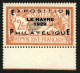 2F EXPOSITION LE HAVRE 1929 (n°257A) Bord De Feuille Neuf **. Cote 1650€. Signé BRUN. Superbe. - Altri & Non Classificati