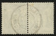 MAJUNGA : Paire 1F SAGE Oblitération Centrale MAJUNGA MADAGASCAR. RARE. Superbe. - 1849-1876: Période Classique