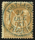 PORT LAGOS : 25c SAGE Oblitération Centrale PORT-LAGOS TURQUIE. RARE. Superbe. - 1849-1876: Periodo Classico