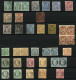 COLONIES GENERALES - Collection 37 Timbres Oblitérés. N° 10 Signé BRUN, Paire N°12 Signée CALVES.  Cote 2600€+. TTB Qual - Altri & Non Classificati